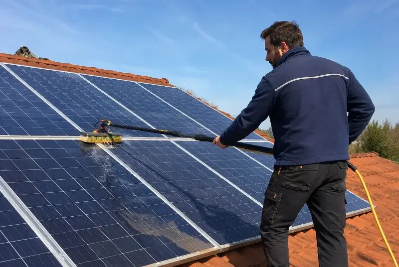 Nettoyage et entretien de panneaux solaires à Villy-le-Pelloux